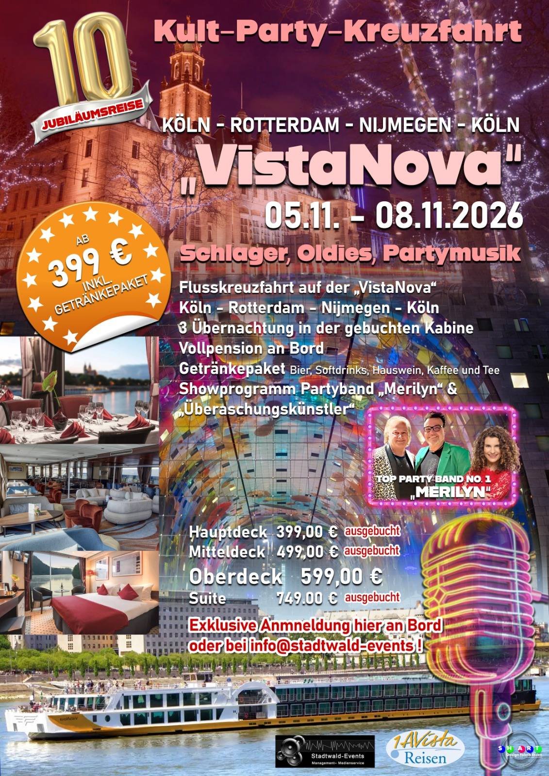 Kreuzfahrt Richtung Schlager